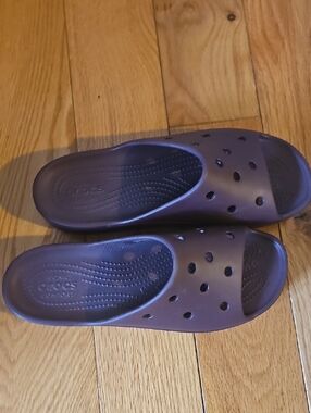 CROCS Purple Slide Sandals Womens 9